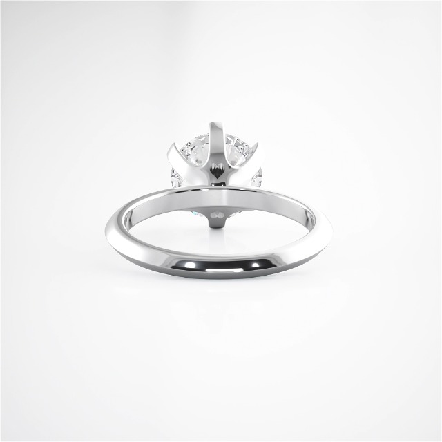 NANA Jewels Matrix 1.00ct (6.5mm) Round Zirconia 6 Prong